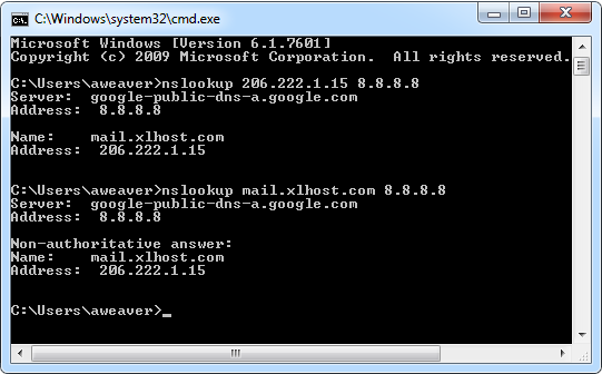 matching forward/reverse dns