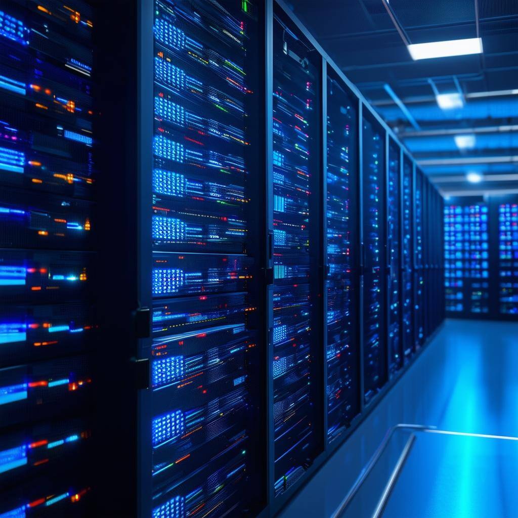 a datacenter full of servers