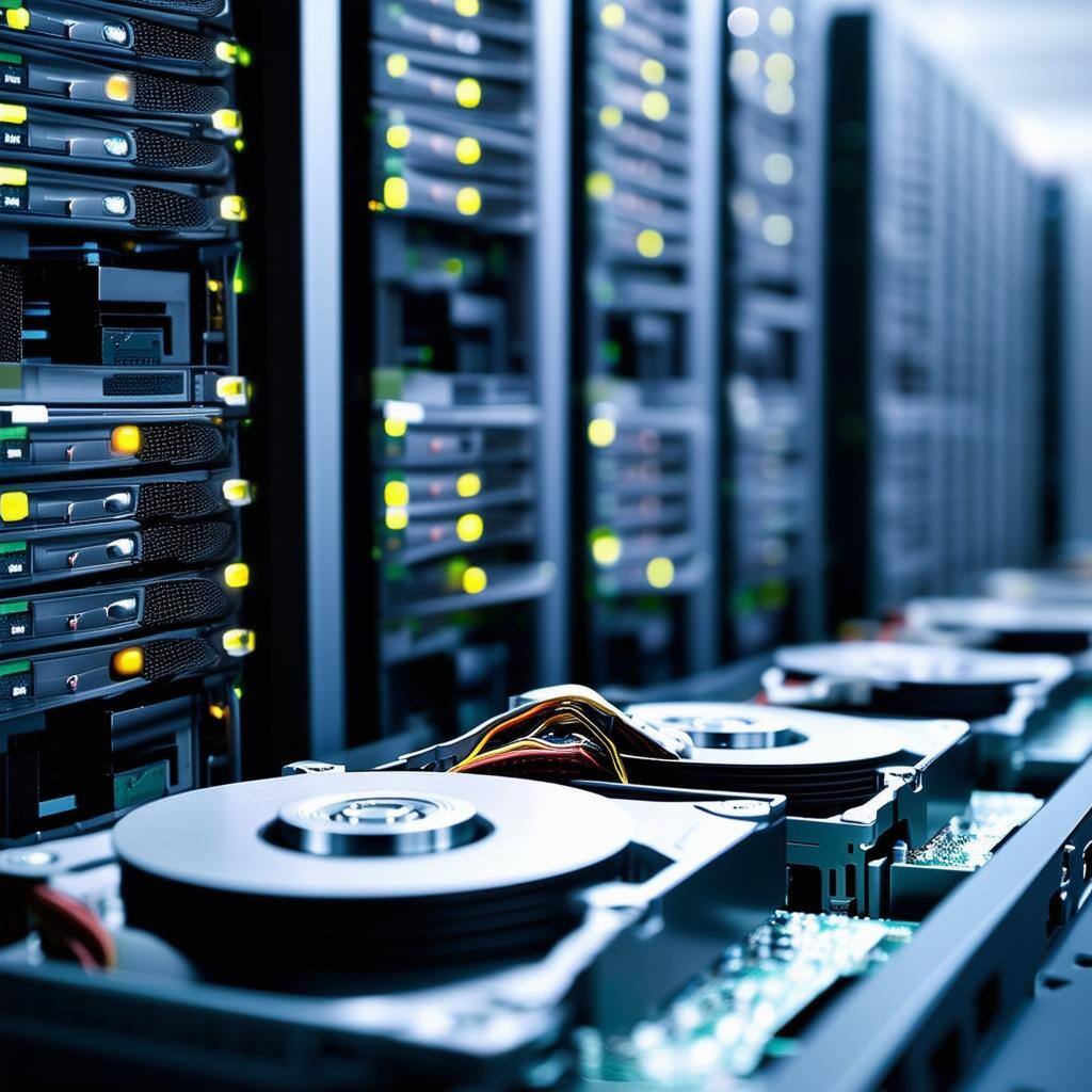 Disk drives and servers